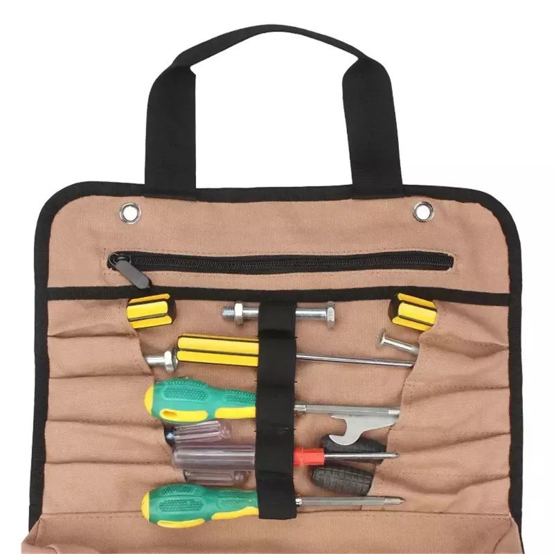 НОВАЯ Портативная сумка для хранения, свернутая Портативная сумка для инструментов электрика, отвертка, инструмент, автомобильная сумка для вставок, креативный органайзер для инструментов