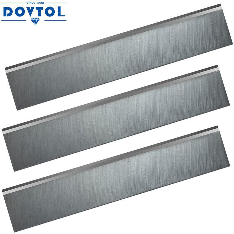TCT Planer Blades 160x30x3mm jointer Knives 3pcs set Replacement for 4-side planer Vertical milling High speed press planer  etc