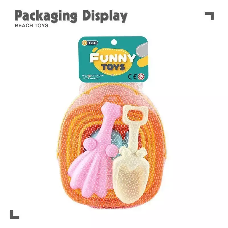 Foldable Beach Sand Toys Kit para crianças, pá de praia dobrável, brinquedos de viagem para crianças