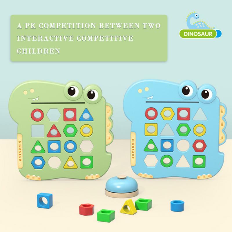 Kleinkind Matching Spiel Form Sortierer Matching-Spiel Montessori Spielzeug Lernspiel zeug Brettspiele Vorschule Lernen Form Sortierung