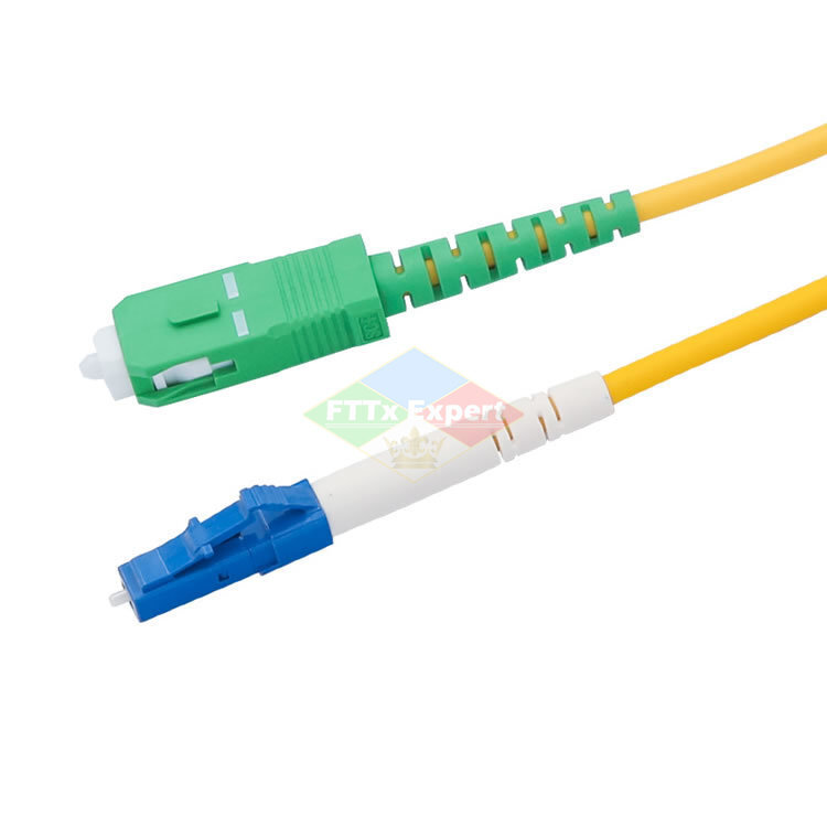 Frete grátis 10 pçs simples sc/APC-LC/upc cabo de remendo de fibra óptica 1m/2m/3m/5m/10m cabo de ligação em ponte de fibra óptica 3.0mm