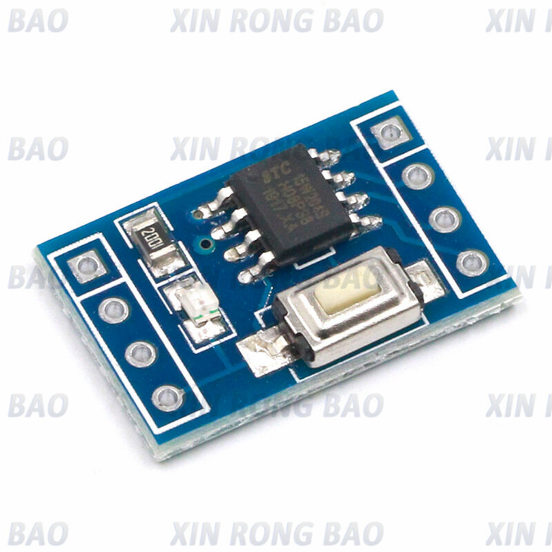 Placa de sistema de microcontrolador STC15W204S STC15F 104W, tablero de desarrollo mínimo 51, tablero de aprendizaje SOP8 STC15F104E