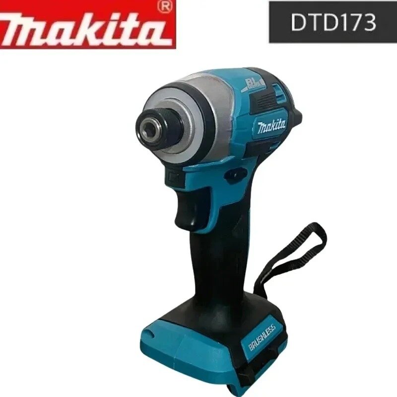 Makita литиевая отвертка Новинка DTD173 набор ударных отверток бытовой электрический шуруповерт электрическая ручная дрель