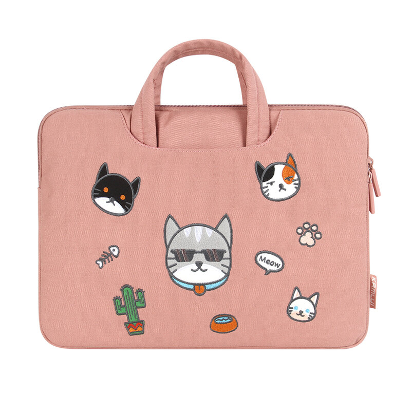 Cute Embroidered Pattern Laptop Bag 13/13.3inch