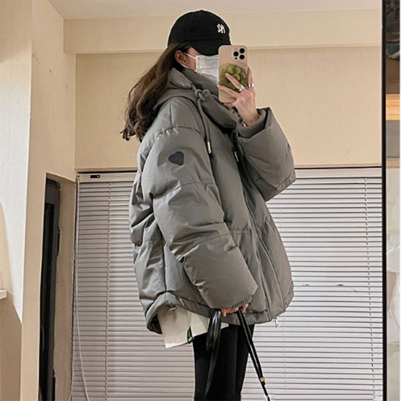 Hooded Winter Parkas Jackets Women Korean Thicken Down Cotton Coats Casual Warm Chaquetas New Loose Snow Wear Fluffy Abrigos
