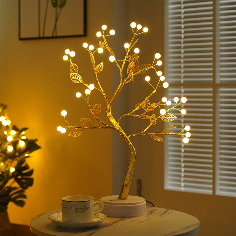 Specia ночник, настольная лампа для дерева, декоративное освещение, питание от USB или батареек АА для спальни и дома, искусственное украшение, в подарок