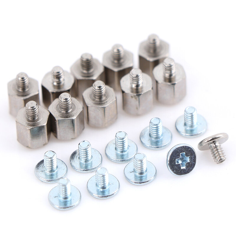 10Set Mounting Screws Kits Hand Tool Mounting Stand Off Screw Hex Nut For A-SUS M.2 SSD Motherboard