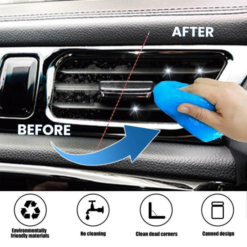 Slim Car Cleaning Slim Gel, Auto Detalhamento Interior, Teclado portátil Dust Removing GelSlime, Máquina de ventilação