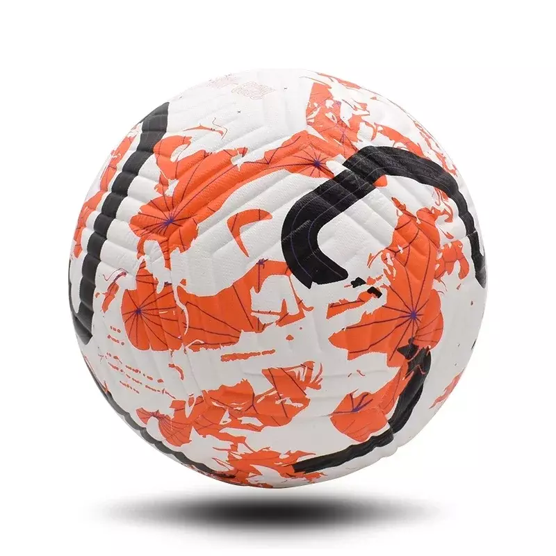 Bezszwowe piłka do piłki nożnej rozmiar 5 PU standardowy mecz drużynowy do grania w piłkę nożną ligowe piłki sportowe na świeżym powietrzu wysokiej jakości piłka