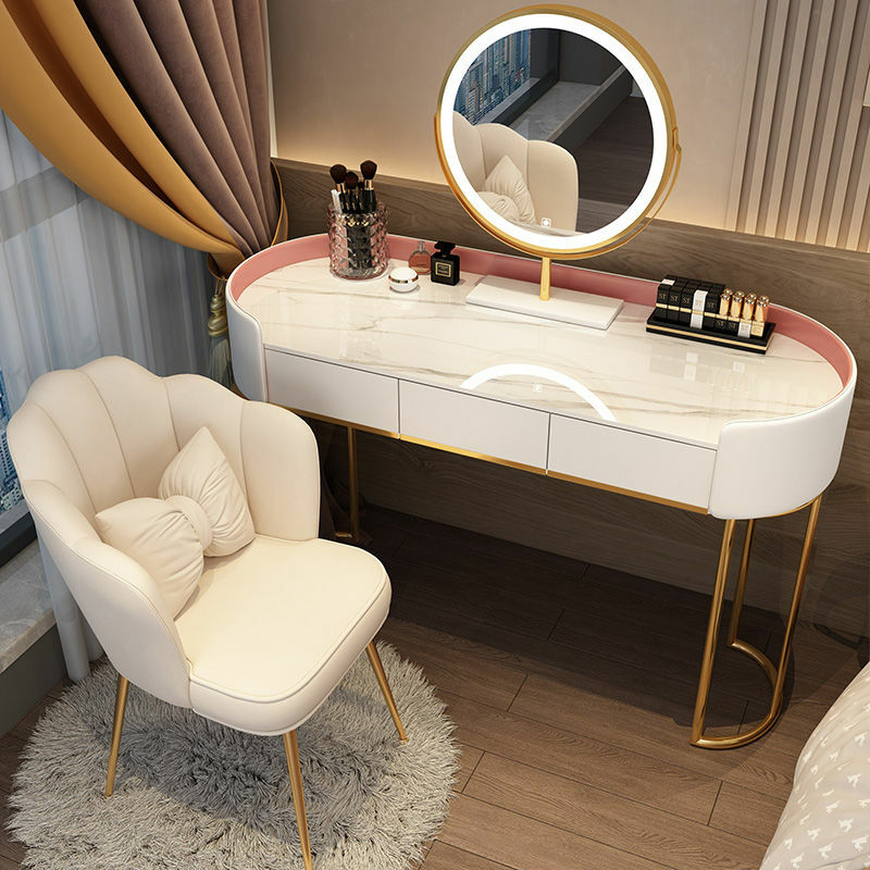 Туалетный столикк toaletka domowa sypialnia nowoczesna minimalistyczna przechowywanie wielofunkcyjne szafka toaletka do makijażu meble domowe