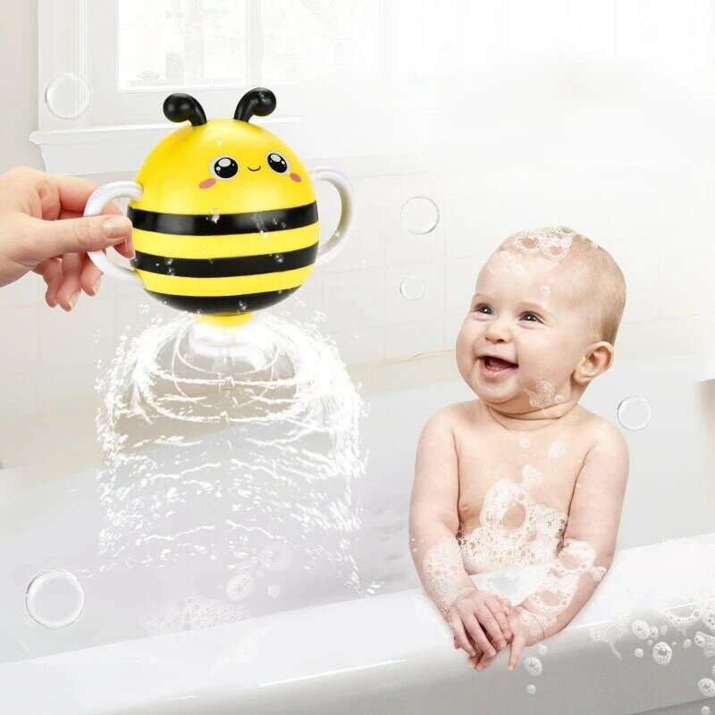 Giocattoli da bagno per doccia per bambini giocattoli per annaffiatoio per api carini rubinetto per bambini strumento per spruzzare l'acqua per il bagno giocattolo per tamponare la ruota per il bambino