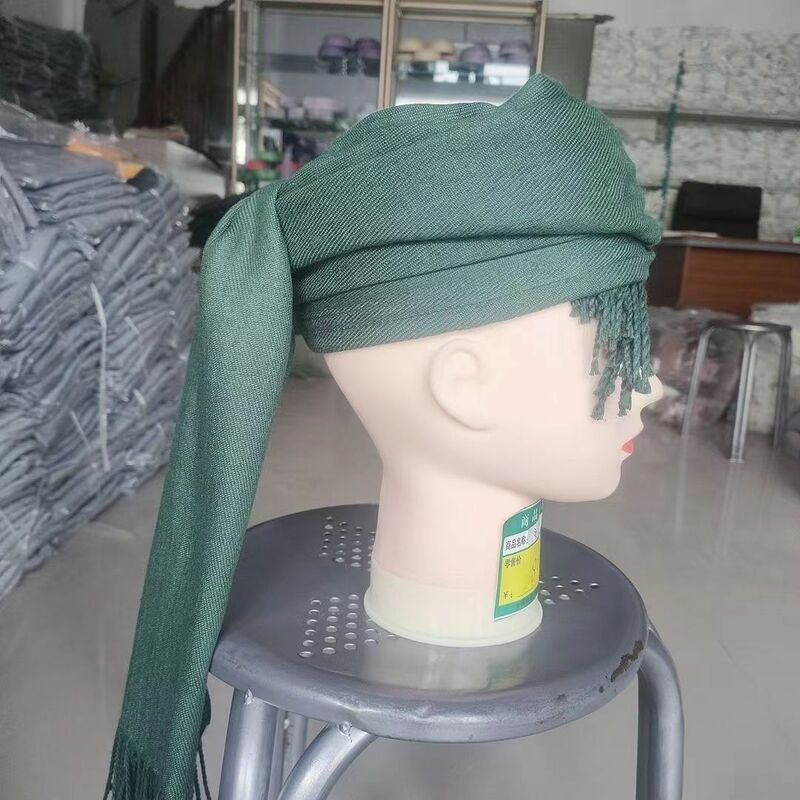 Berretti musulmani per uomo sciarpa foulard Freeshipping fazzoletto islamico Hijab Arabia saudita turbante ebraico Headwraps Pakistan all'aperto