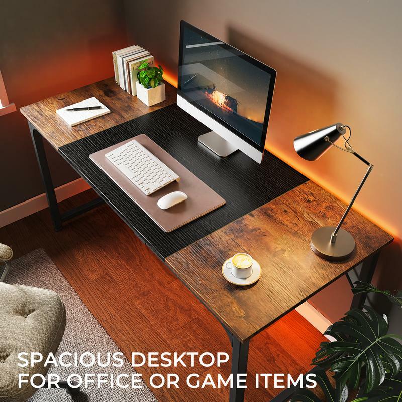Стол er, офисный, игровой стол с хранилищем для дома и офиса, для учебы, современный простой стол, БОЛЬШОЙ жених, металлическая рамка