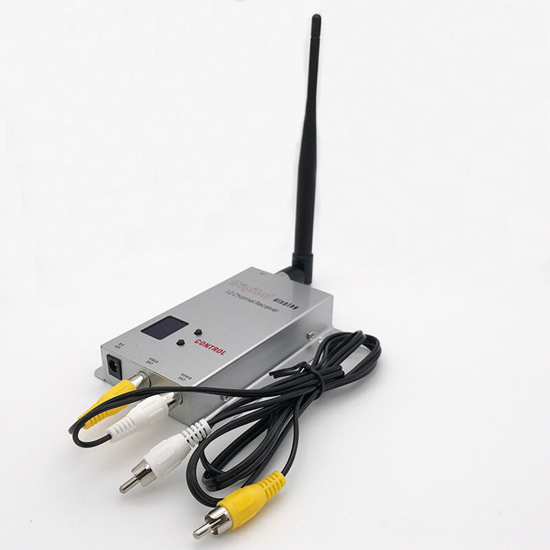 1,2 ГГц 1,2g 8ch 1,5 Вт 1500 МВт беспроводной Av передатчик ТВ Аудио Видео приемник для Fpv квадрокоптера радиоуправляемого дрона