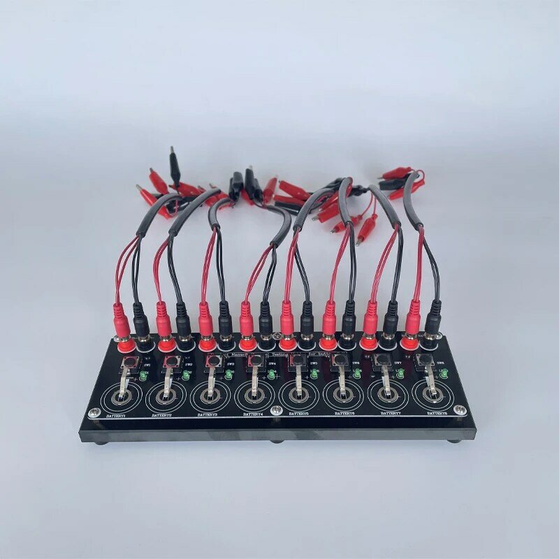 ラボ8チャンネルコインセルバッテリーサイクルテストボード