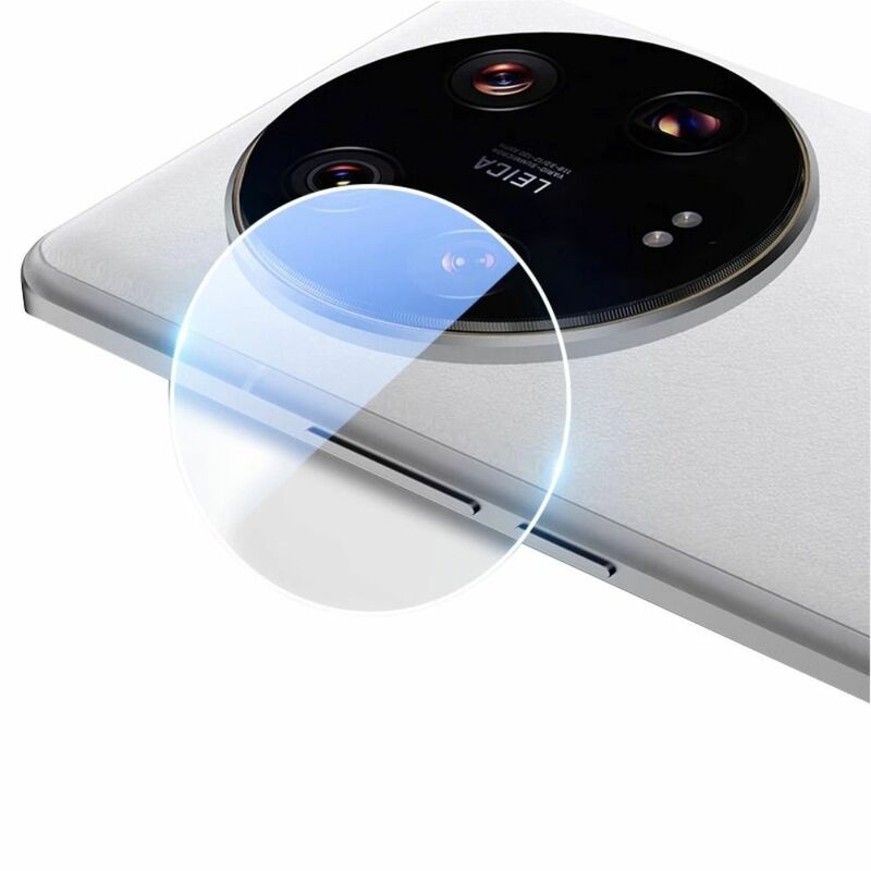 Pelindung lensa kamera kaca belakang, lapisan pelindung layar gores instalasi kaca Tempered untuk Xiaomi 14 Ultra
