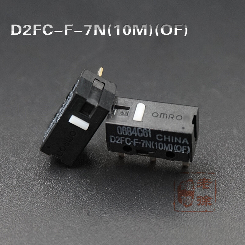 Interruptor micro do rato d2fc-f-7n (10m) (de), para omron 20m, 50m, steelseries, sensei310, logitech g102, gpro, g302, 2pcs