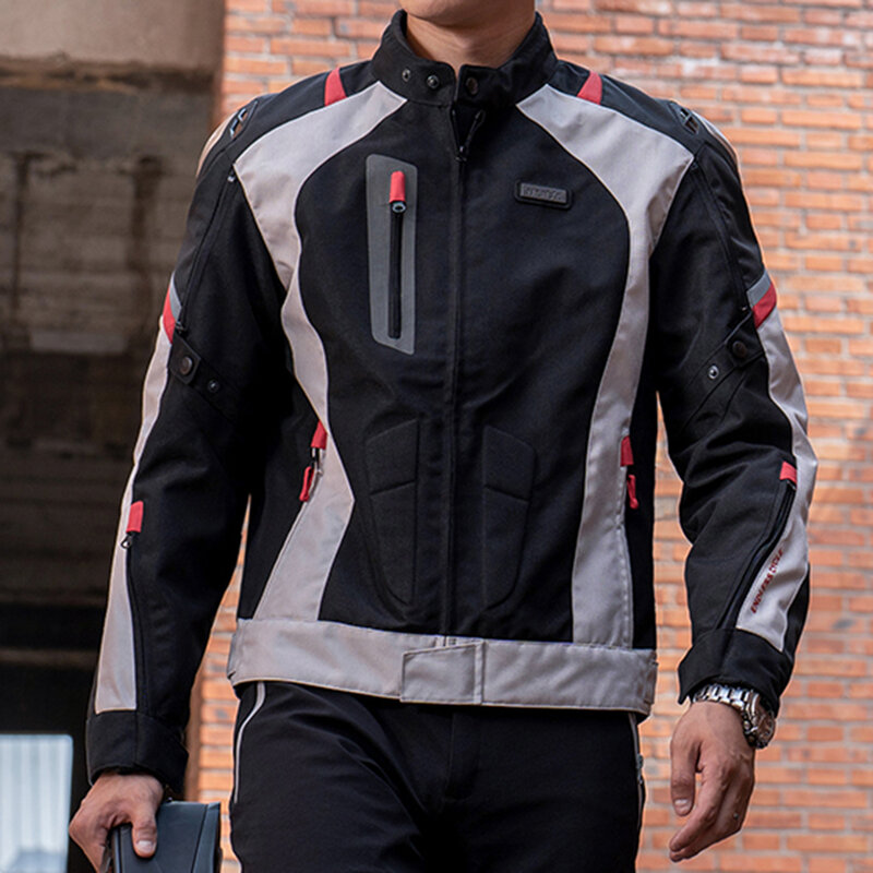 Летняя мотоциклетная куртка, износостойкая одежда для езды на велосипеде, непринужденный гоночный костюм, осенний костюм для езды на мотоцикле