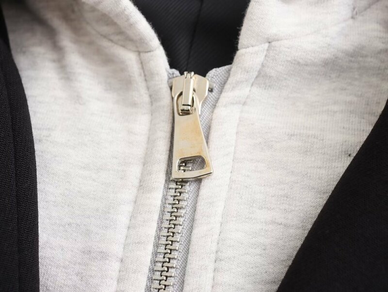 Damen neue Mode Slim Fit kurze Ein-Knopf-Kapuze Patchwork Blazer Mantel Retro lang ärmel ige Damen jacke mit Reiß verschluss schickes Top