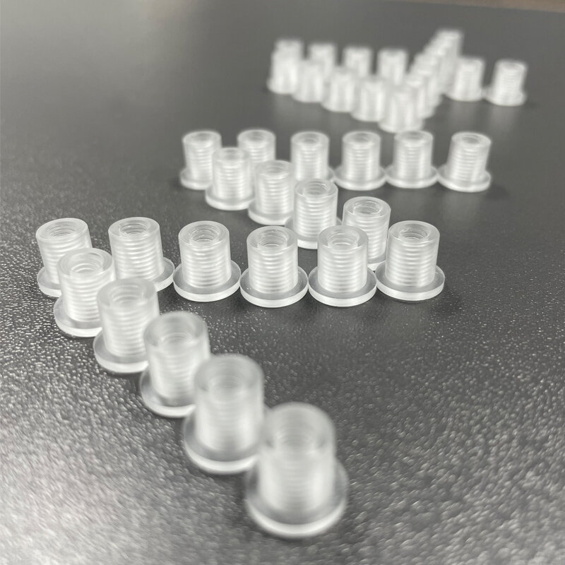 M4 M5 Clear Acrylic Nut for Channel Letter Sign Installation Stud Mounting Stainless Steel Letter 500pcs In Stock