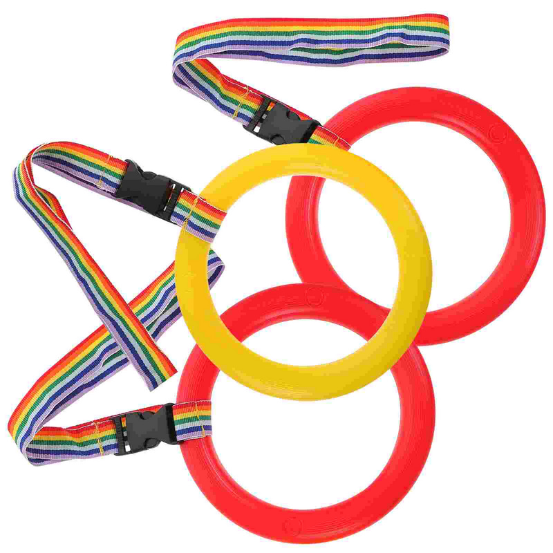 Tali berjalan anak, 3 buah tali keamanan pegangan garis warna-warni warna terang tali berjalan anak tali pengaman