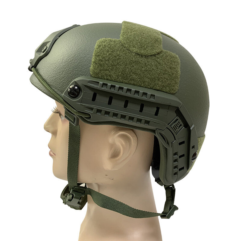 Casco de motocicleta de seguridad para hombre, protector de cabeza táctico militar, Airsoft Sport CS, MICH PE, combate