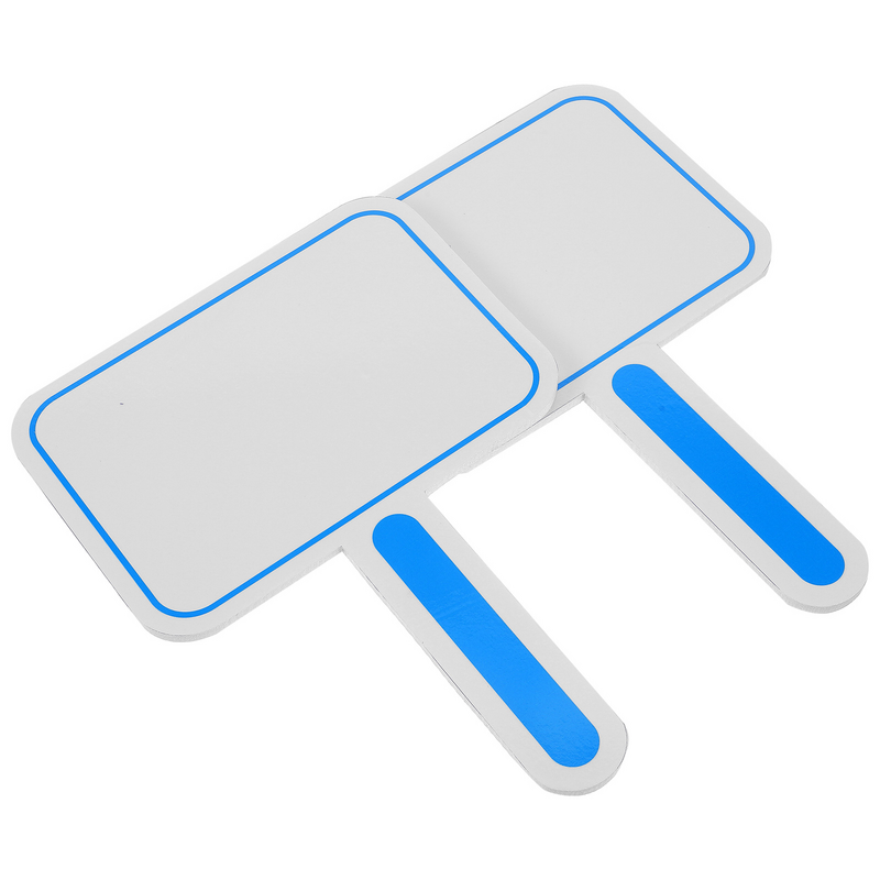 Handheld-Boards einseitige Paddel Handheld-Whiteboards Polsterung Whiteboards leere Abstimmung paddel Handheld-Abstimmung paddel