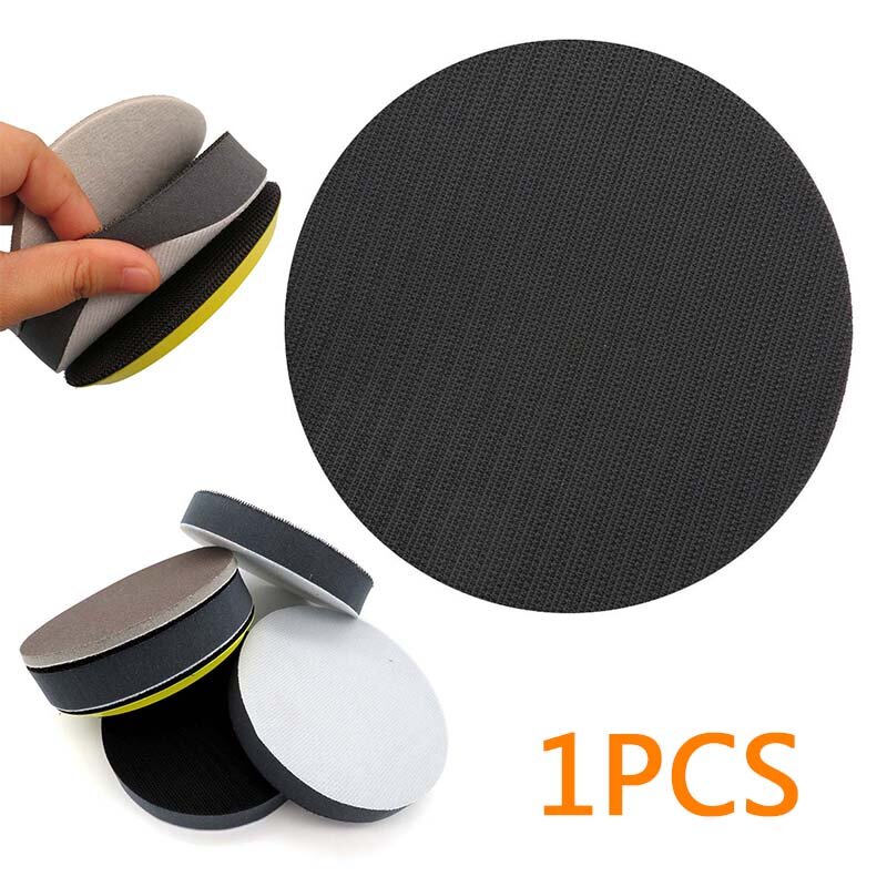 5Inch 125mm Sponge Soft Interface Pad Protection With Hook And Loop 20mm Thick Sponge Cushion Buffer Backing Pad Polishing Tool