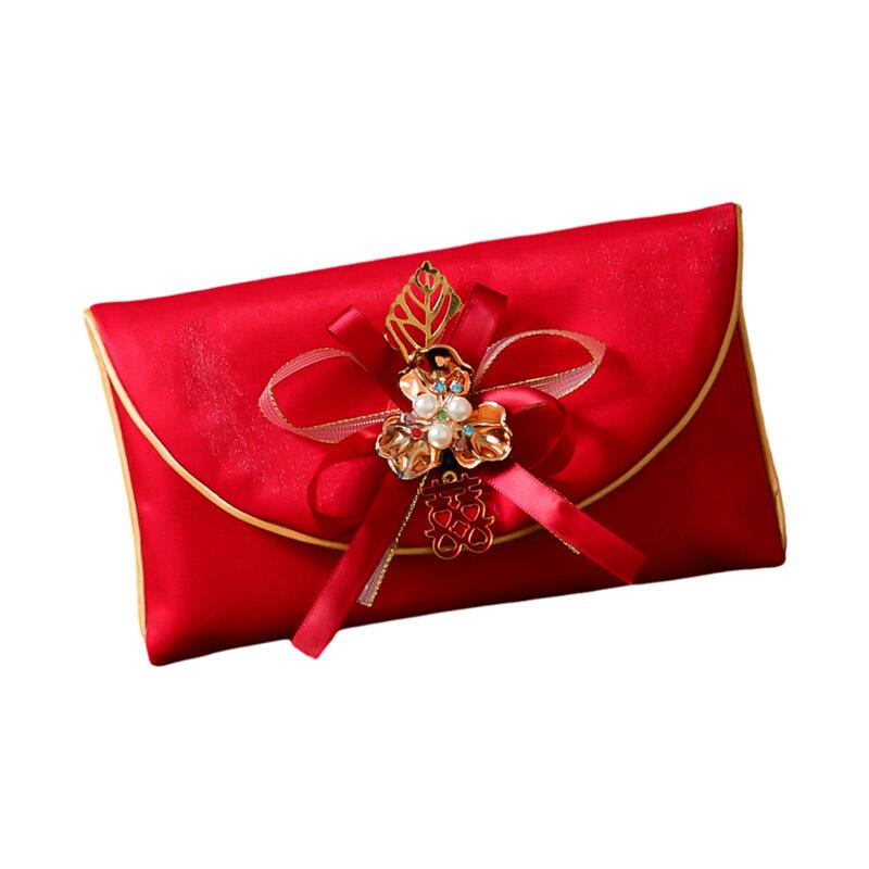 Envelopes vermelhos chineses para casamento, hongbao, aniversário, festival da primavera, noivado, ano novo, presente