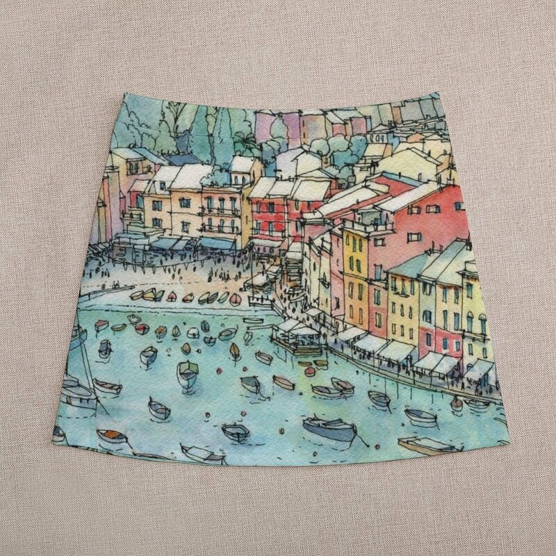 Portofino, إيطاليا تنورة صغيرة تنورة الإناث فساتين السهرة