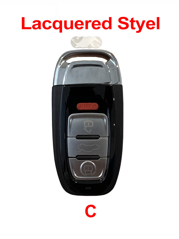 YOCASTY-carcasa para llave remota con logotipo, A4l para Audi, A3, A4, A5, A6, A8, Quattro Q5, Q7, A6, A8, 2008, 2009, 2010, 2011, 2012