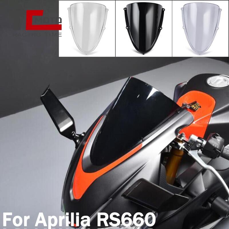 Defletores de vento de motocicleta, pára-brisa, pára-brisas para Aprilia RS660, acessórios, RS 660, 2020-2022