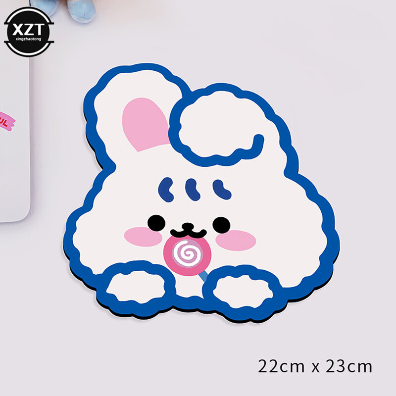NEW Antislip Kawaii Cute Bear Mouse Pad Girl Desktop Non Slip Keyboard Pad Cartoon Computer Game Table Pad for Girls Boys