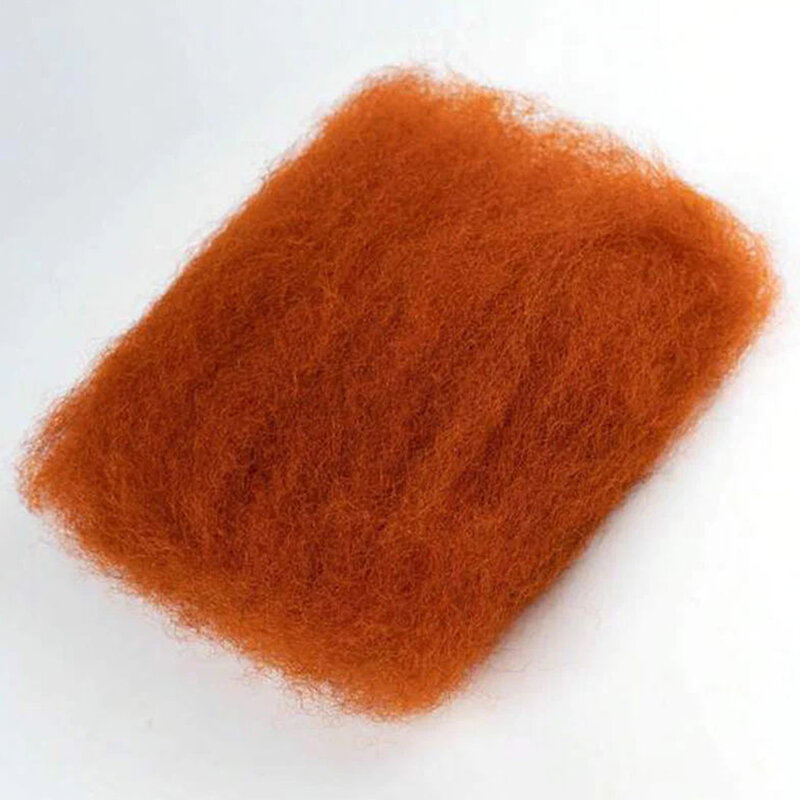 Elegante cabello brasileño Afro rizado a granel, cabello Remy, trenzas de Color naranja jengibre, cabello No WeftHuman para trenzado, 1 paquete de 50g por pieza