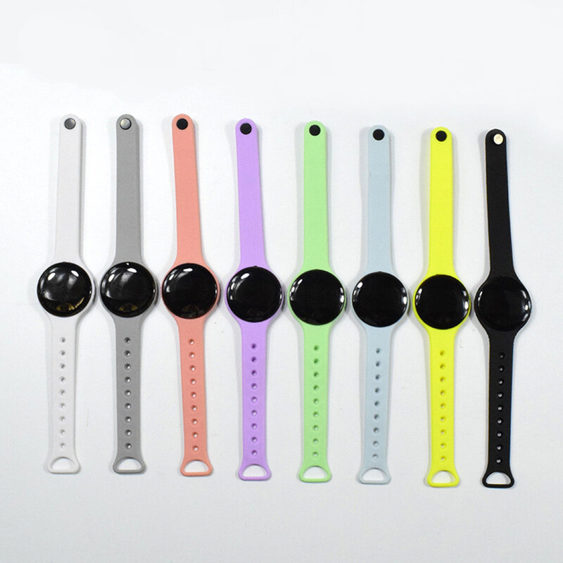 소프트 스트랩이 있는 LED 라운드 손목 시계, 스포츠 시계, 십대 학생용 경량 디지털 시계 선물