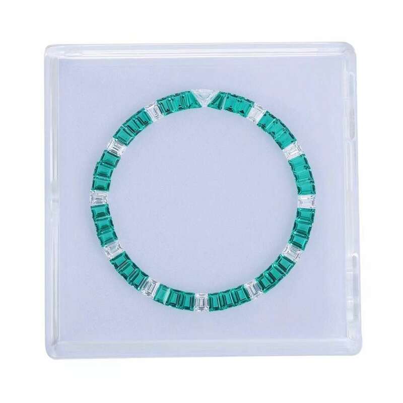 Uhren lünette loser Saphir 36 Stück pro Set grüne mehrfarbige Uhrengehäuse für 40mm Uhren blenden und-einsätze (kein Metallteil)