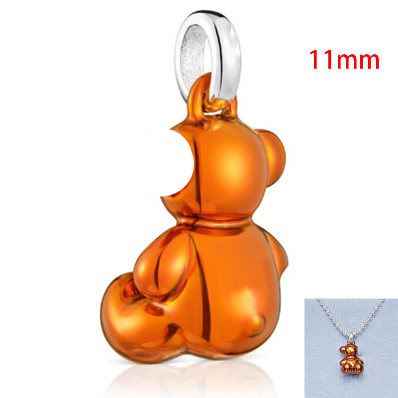 High Quality 100% 925 Sterling Silver Spanish Bear Ready Stock Pendant Original Fashion Jewelry Factory Free Shipping Gift