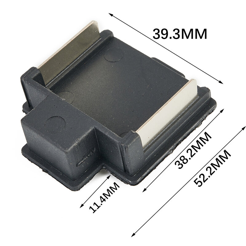 La morsettiera del connettore della batteria nera da 1 pezzo sostituisce il connettore della batteria per l'utensile elettrico della batteria al litio