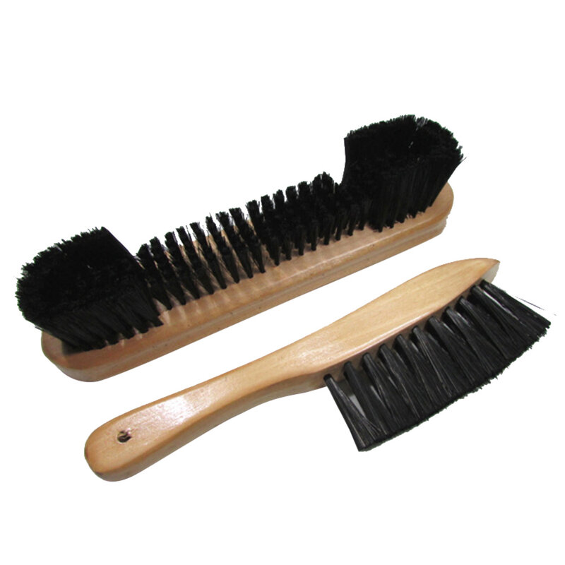 Par de limpador de escovas para snooker, acessórios de madeira, ferramenta durável, 2 peças