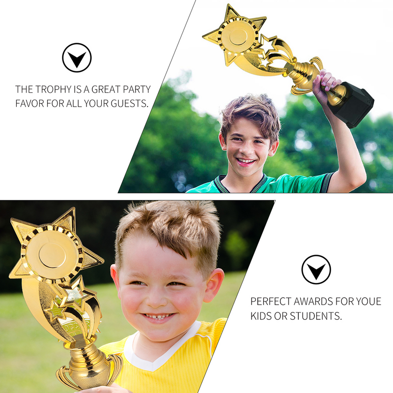 Football Trophies Durable Special Smooth Competition Football Trophies Sports Reward for Students