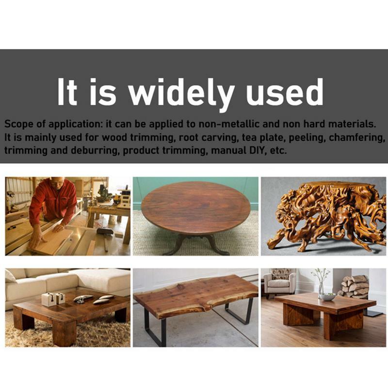 Juego de discos de tallado de madera para amoladora angular, amoladora de acero y carbono, disco de tallado de madera, molienda de carpintería