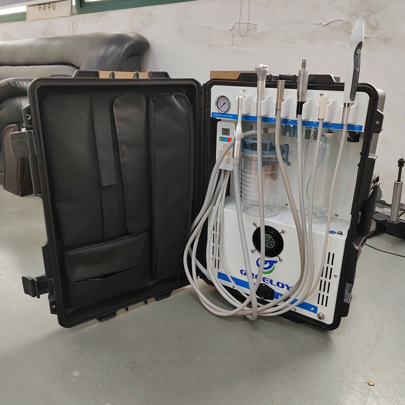 Hot Selling Dental Treatment Unit Portable Dental Unit Dental Portable Unit with Air System Water System Suction
