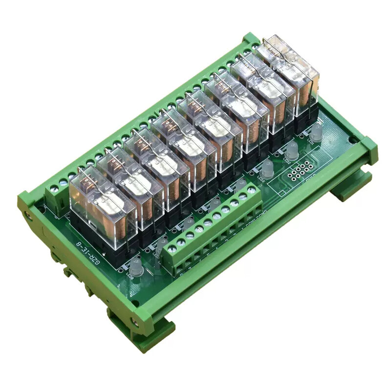 PLC control board relay module 4-way 8-way 16-way 12v and 24v intermediate module control board signal PLC output amplifier boar