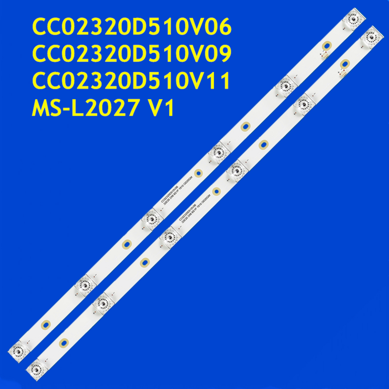 Tira LED para F32D7000C, WD32E20, 32D6S, 32DH58, 32DH68, LE-32F830, H32P, HD8332, TI3211LEDDS, CC02320D510V06, 32E20, 2X6, 6S1P, 1910 0D20