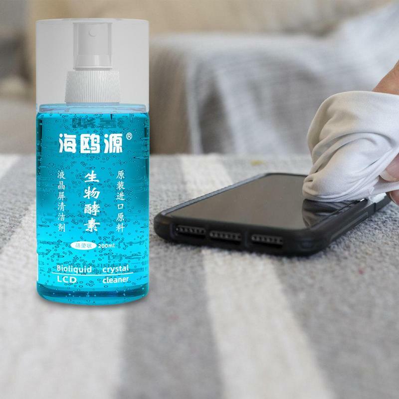 Screen Cleaner Spray Electronic Screen Cleaner Liquid Spray 0.2kg Multifunctional Powerful Cleaning Supplies Safety For Camera