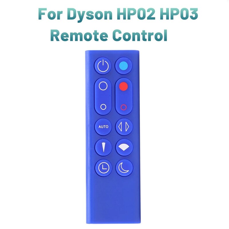 Pengganti pengendali jarak jauh HP02 HP03 untuk Dyson murni panas + Cool Link HP02 HP03 pembersih udara pemanas dan kipas (biru)