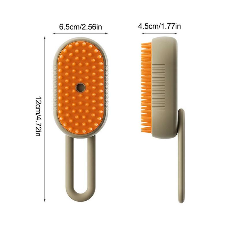 Portable Cat Steamy Brush Dog Massage Comb Electric Spray Cat Hair Brushes 3 in 1 Self Cleaning Cat Steamy Pet Brush
