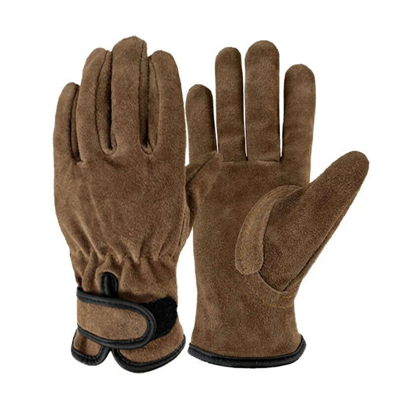 Leder arbeits handschuh für Männer Handschutz maschinelle Arbeits handschuhe schweißen Graden Motorrad rutsch feste schnitt feste Sicherheits arbeit