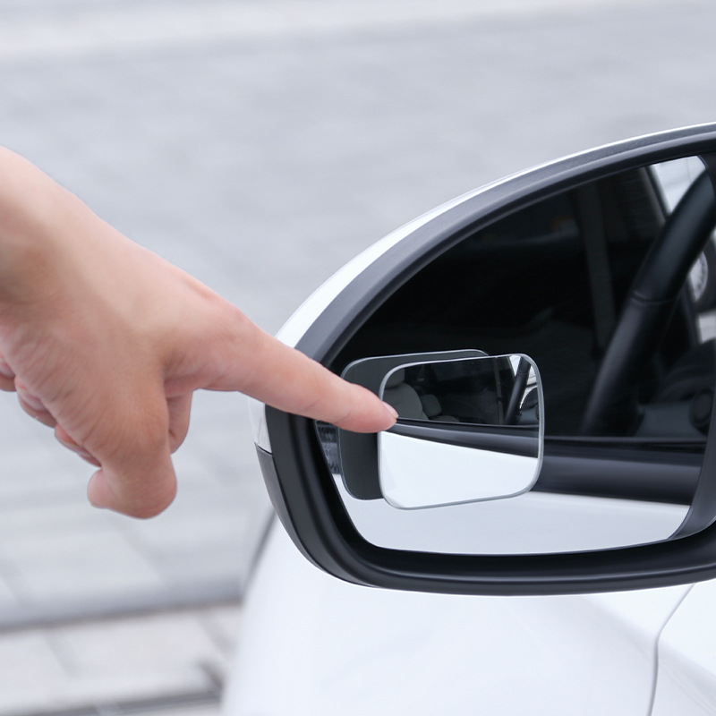 2 stücke Auto Blind Spot Spiegel Weitwinkel Einstellbar Rahmenlose Rückspiegel für Auto Sicherheit Parkplatz Umkehr Konvexen Spiegel