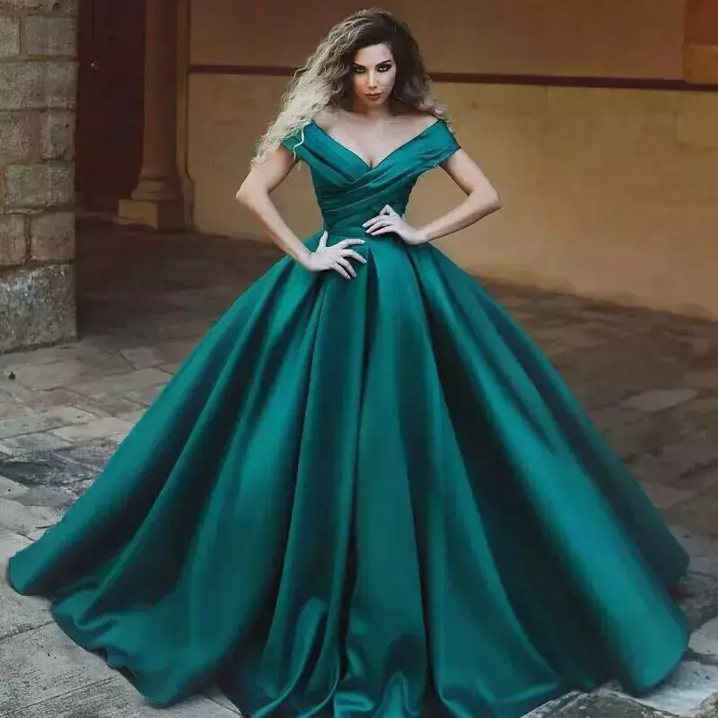 Sexy Boat Neck Satin Wedding Bridesmaid Maxi Dress Elegant Long Prom Evening Guest Cocktail Party Summer Dresses for Women 2022
